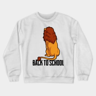 Lion - Back To School Crewneck Sweatshirt